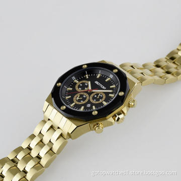 MEN'S BLUE DIAL CHRONOGRAPH WATCH